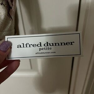 Alfred Dunner Home For The Holiday 2018 Blouse New With Tags! ✨